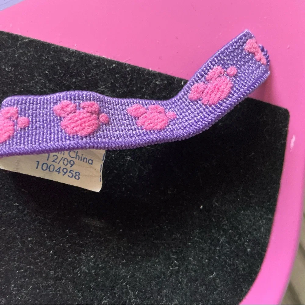 Vintage Build a Bear BABW skateboard accessory purple pink with rainbow pegasus